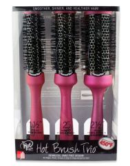 HOT BRUSH TRIO SÆTTILBID - Dark-red 
