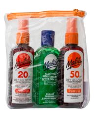 Malibu Travel Pack Dry Oil Spray SPF20 & SPF50