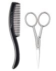 Tweezerman G.E.A.R Moustache Scissors With Comb
