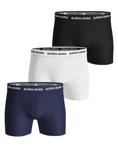 Björn Borg Essential 3-pack Cotton Stretch Shorts - Str. XL
