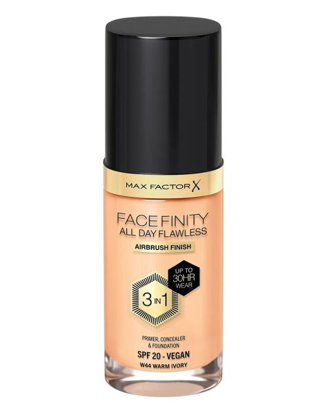 Max Factor Facefinity All Day Flawless 3In1 Foundation W44 Warm Ivory