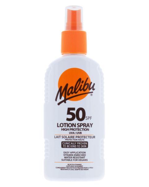 Malibu Sun Lotion Spray SPF 50 (F)