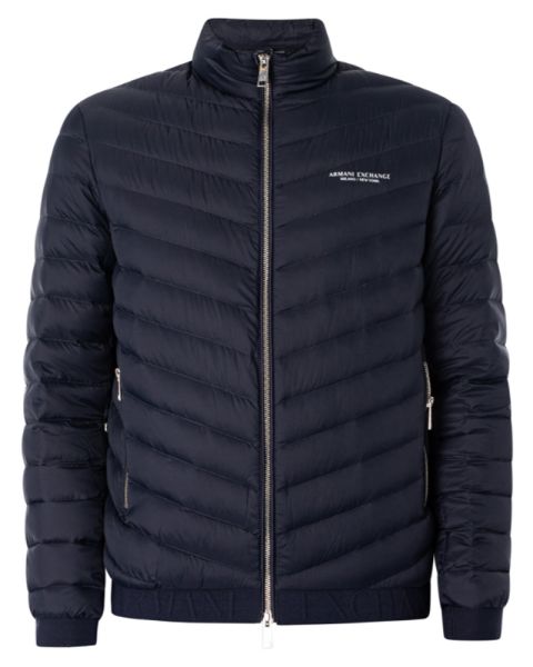 Armani Exchange Down Jacket Navy/Melange Grey XL