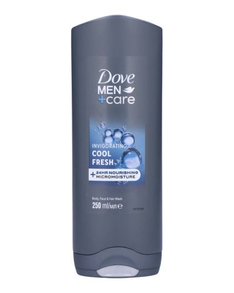 Dove Men + Care Invigorating Cool Fresh Body, Face & Hair Wash