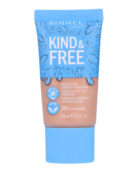 Rimmel London Kind & Free Moisturising Skin Tint Foundation 201 Classic Beige