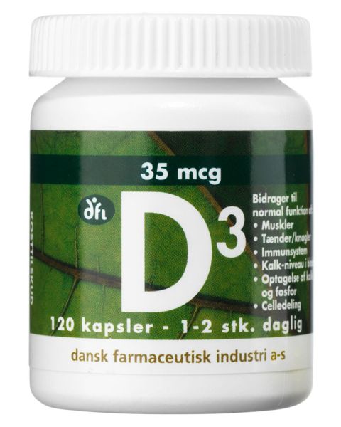 Berthelsen Naturprodukter - D3 35mcg Berthelsen Naturprodukter - D3 35mcg