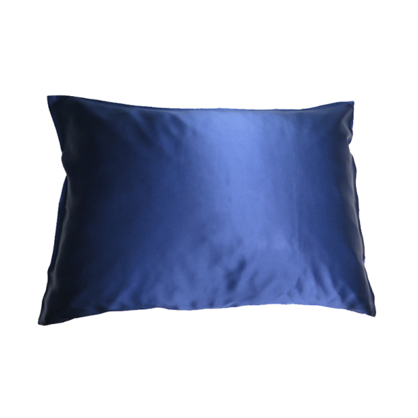 Soft Cloud Mulberry Silk Pillowcase Navy 50x70 cm. (U)